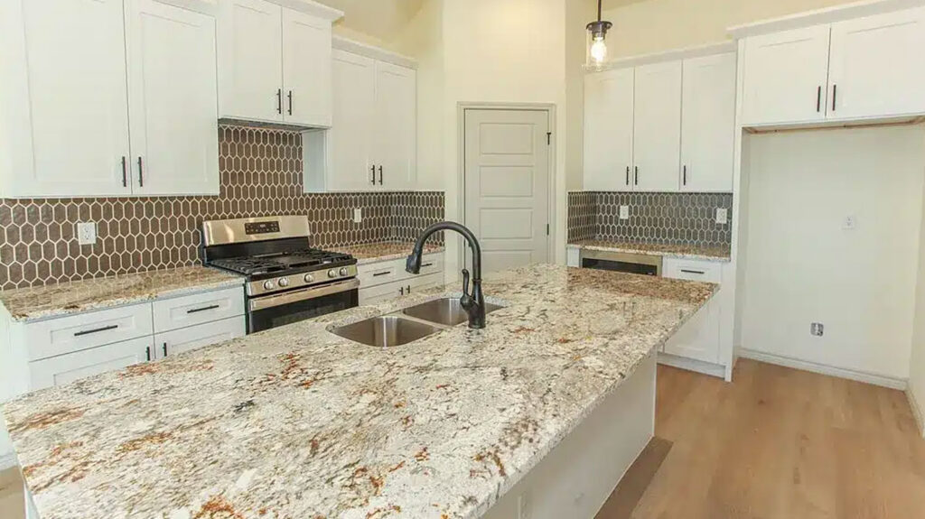 Brightly lit kitchen in a home in Stone Creek Estates in Coahoma.